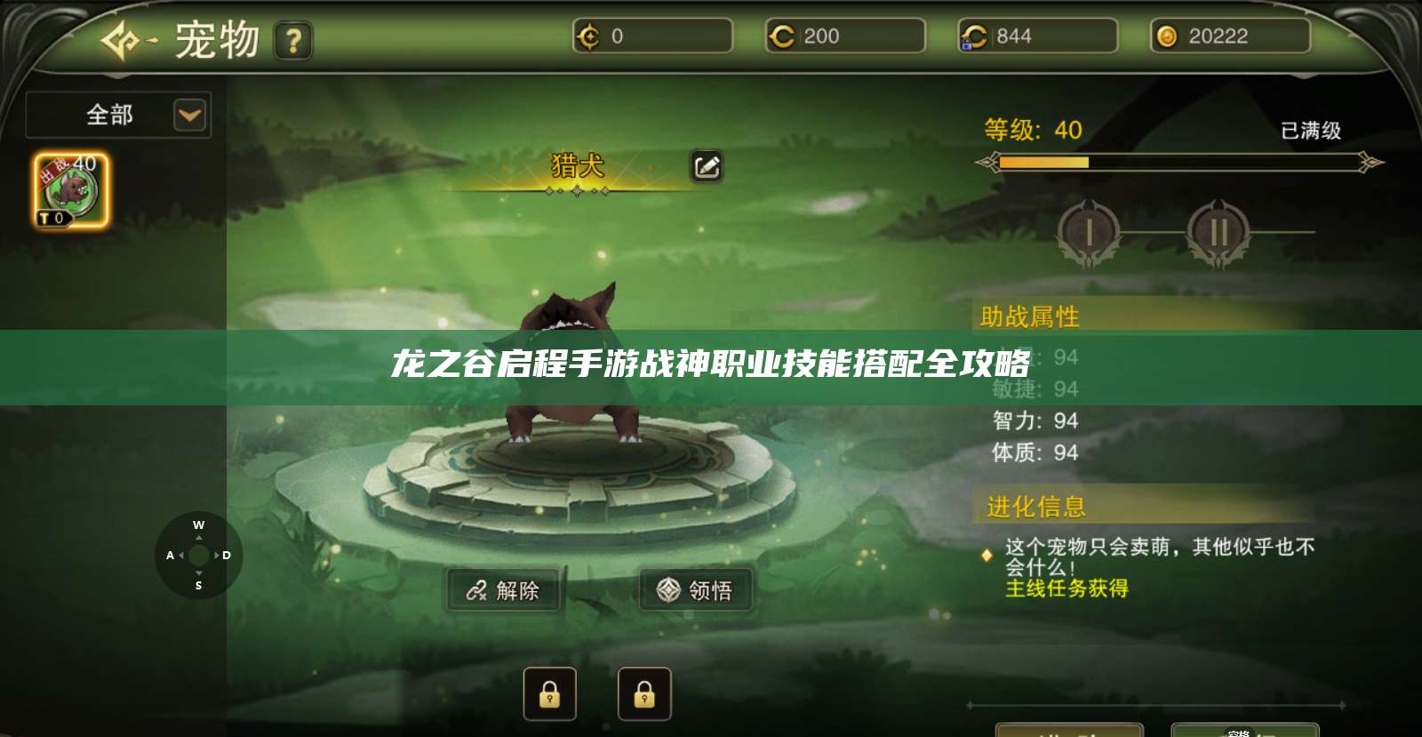 龙之谷启程手游战神职业技能搭配全攻略